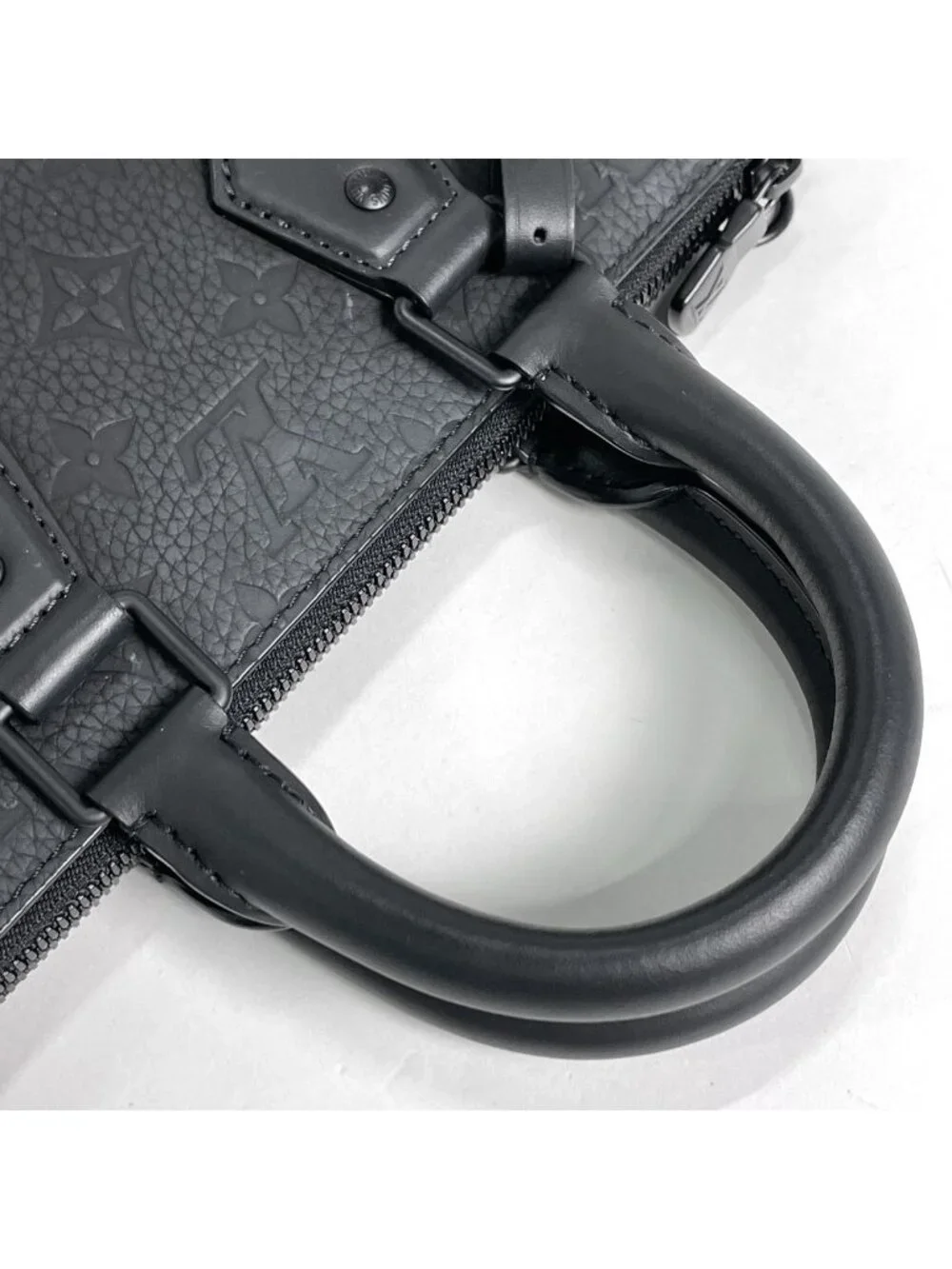 Louis Vuitton Sac Plat Cross Tote 2-Way Shoulder Bag Monogram Taurillon Noir